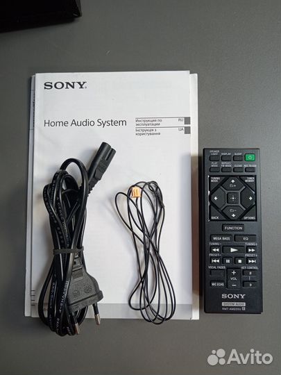 Музыкальный центр Sony MHC-V11 Black