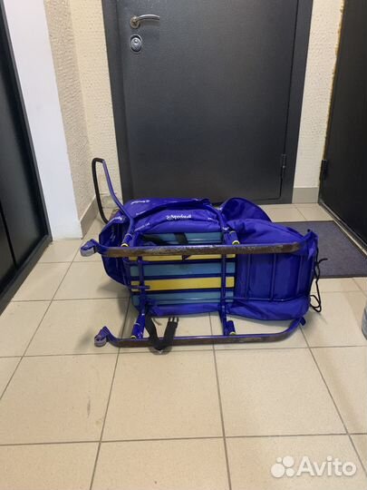 Санки детские с чехлом