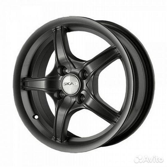 R14 4x98 5,5J ET38 D58,6 Скад Стинг Чёрный бархат