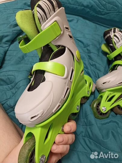 Роликовые коньки детские раздвижные 30-33