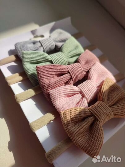 Повязочки новые для девочек (бантики)