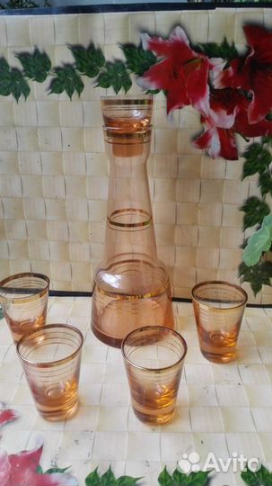 Графин со стаканчиками СССР