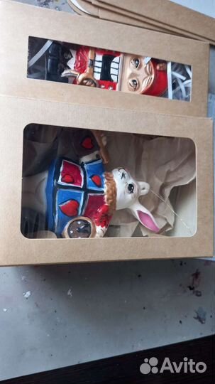 Фарфоровые елочные игрушки