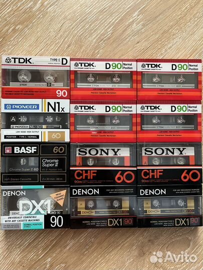 Аудиокассеты оригинальные Новые