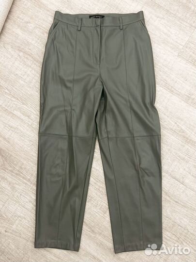 Брюки экокожа базовые