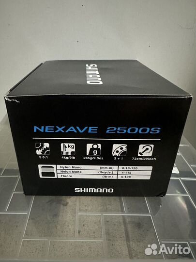 Катушка shimano nexave 2500s