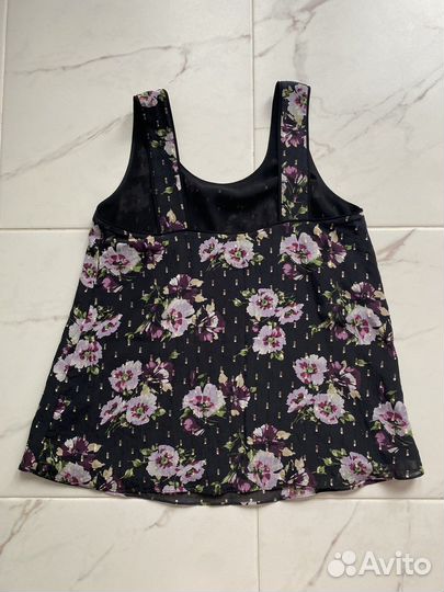 Шелковый топ Massimo Dutti