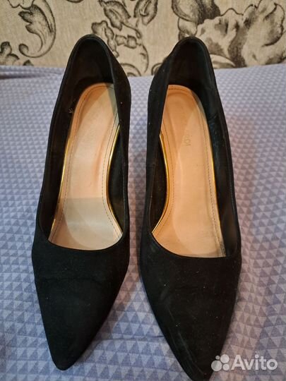 Туфли женские 38 размер- 39 ; замша