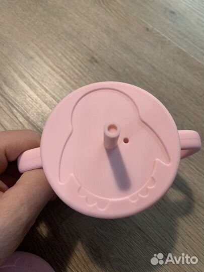 Кружка поильник силиконовый