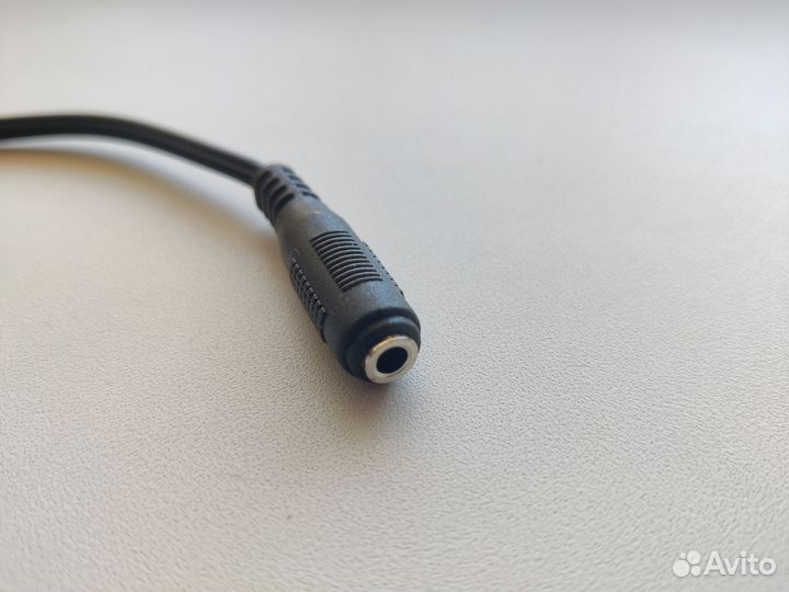 Аудио кабель переходник mini jack 3,5 mm 2x rca