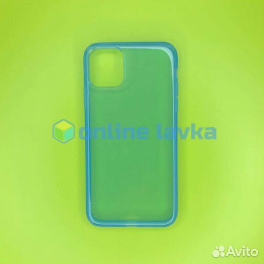 Чехол силикон цветной для iPhone 11 Pro Max синий