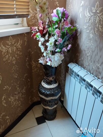 Ваза для цветов напольная