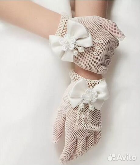 Перчатки ажурные детские /взрослые