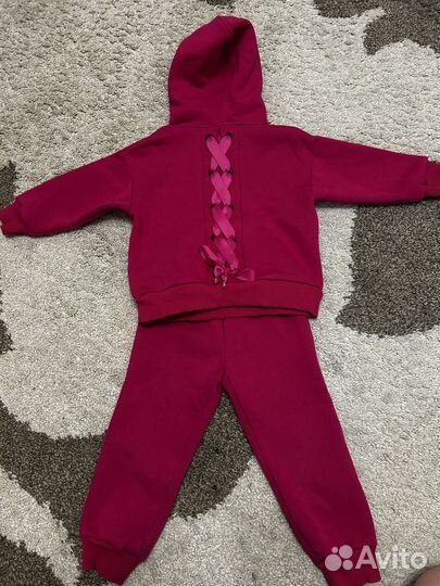 Костюм утепленный для девочки 92