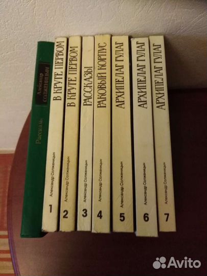 Собрания сочинений, книги из домашней библиотеки