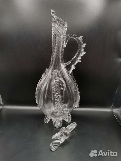 Графин кувшин Лебедь Хрусталь СССР