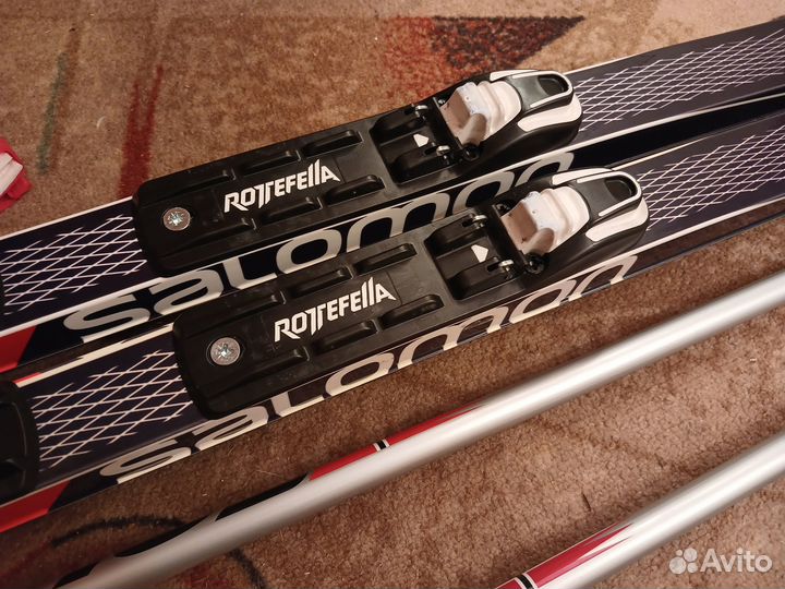 Лыжи беговые Salomon equip 6combi полный комплект