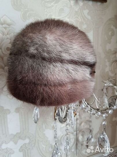 Шапка норковая новая женская