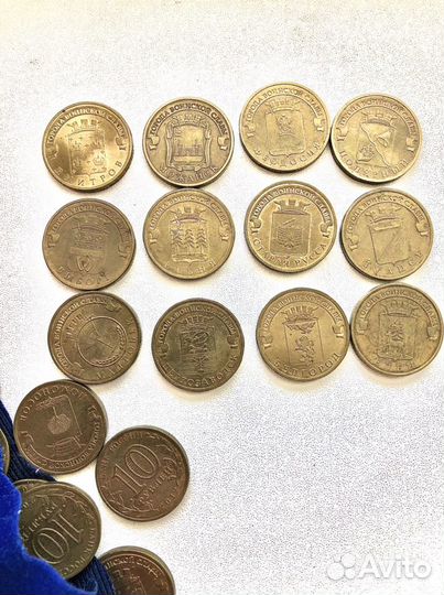 Юбилейные монеты 10 рублей