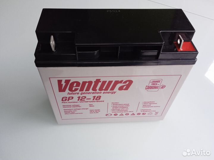 Аккумуляторная батарея 12В 18А.ч