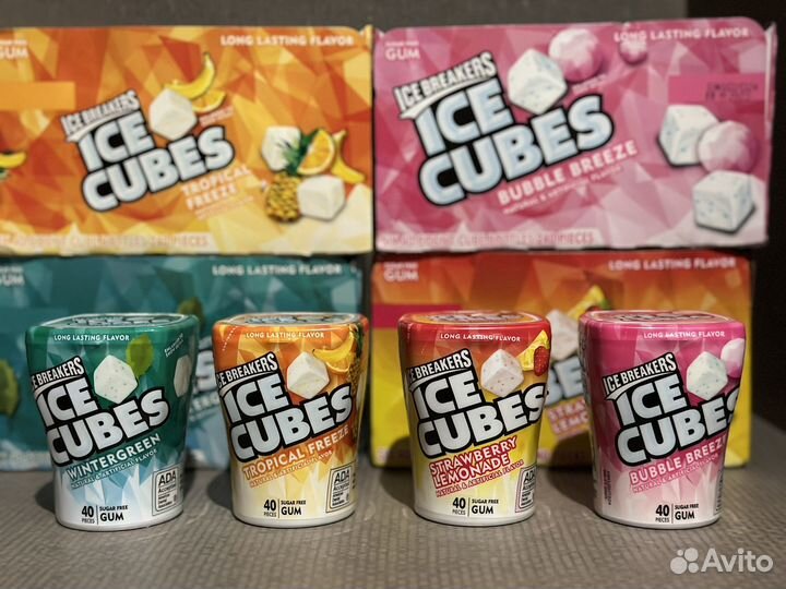 Жвачки из США Ice Cubes
