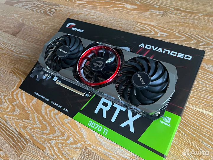 Видеокарта rtx 3070ti Colorful iGame Advanced OC