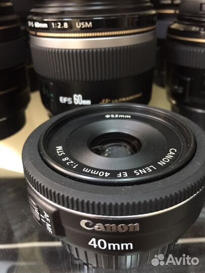 Объектив-блинчик Canon EF 40mm f/2.8 STM