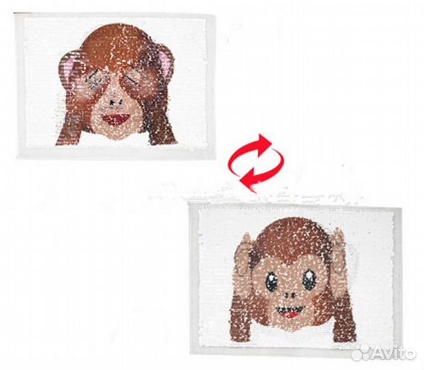 Аппликации-перевертыши разные