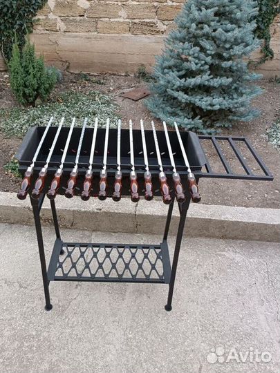 Мангал крепкий 3мм, высокий,разборной, в наличии