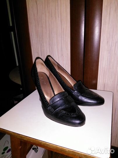 Туфли кожаные
