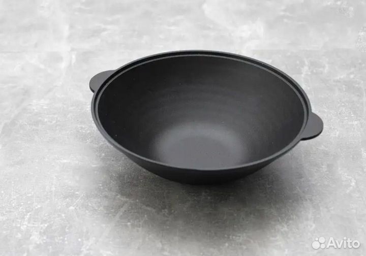 Сковорода вок 4 л чугунная, сковорода гриль