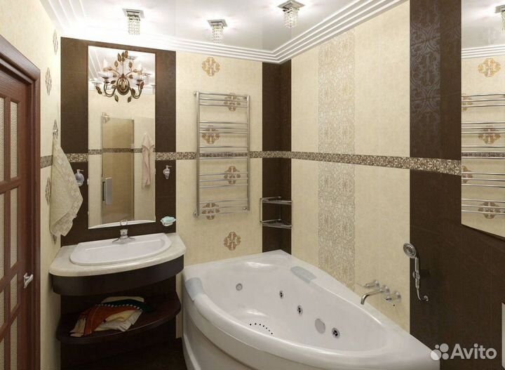 Ремонт ванной комнаты, санузла под ключ