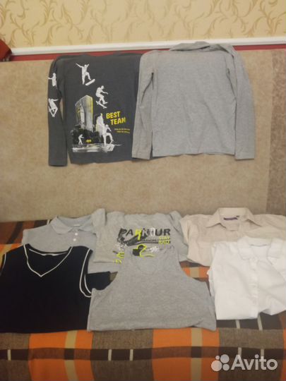 Большой пакет вещей и обуви для мальчика