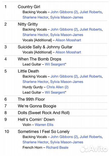 Primal Scream - Riot City Blues CD Rus