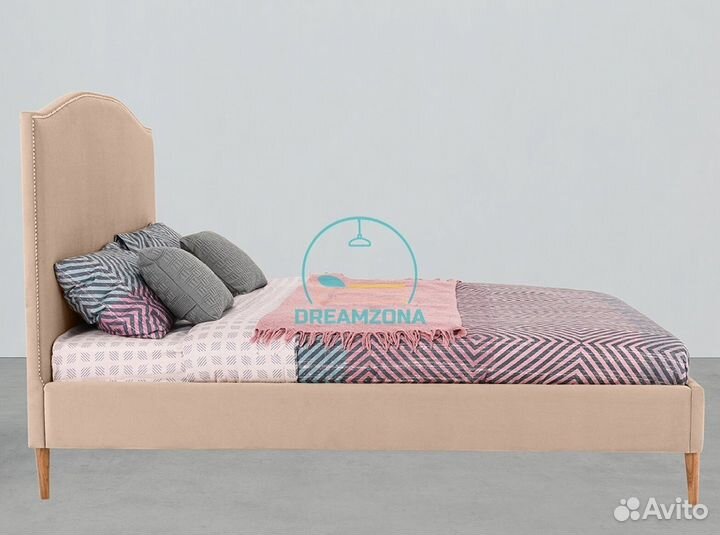 Кровать Аннет с мягким изголовьем от производителя