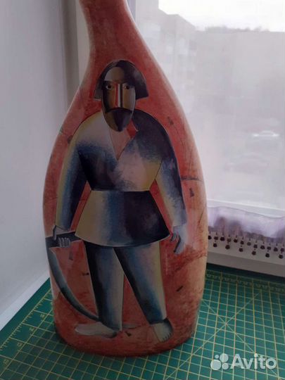 Ваза майолика ручная работа,авторская роспись