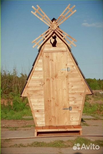 Дачный туалет с установкой Щ434