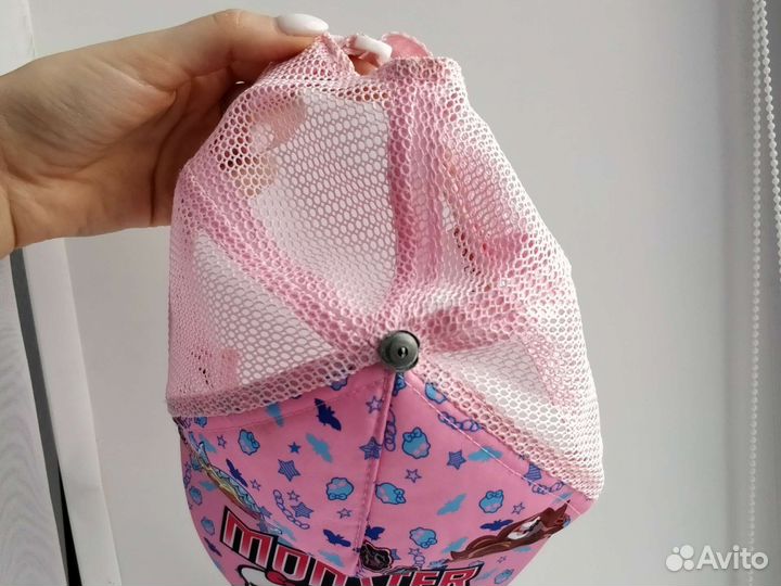 Кепка Monster High Розовая Для Девочки С Сеткой