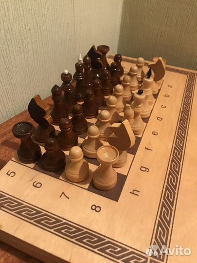 Шахматы нарды шашки 3 в 1