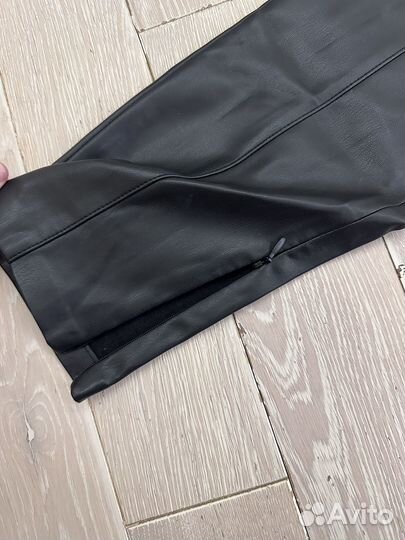 Брюки кожаные