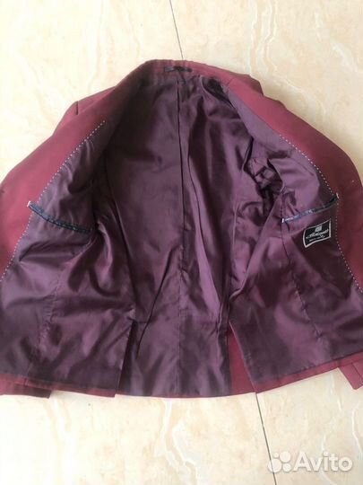 Школьный бордовый пиджак