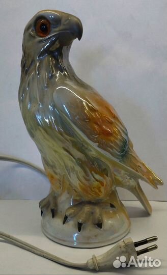 Статуэтка,ночник орёл. фарфор, германия ГДР