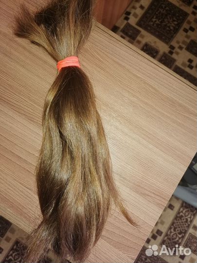Волосы натуральные срез