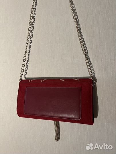 Сумка Mario Valentino кросс-боди бордовая