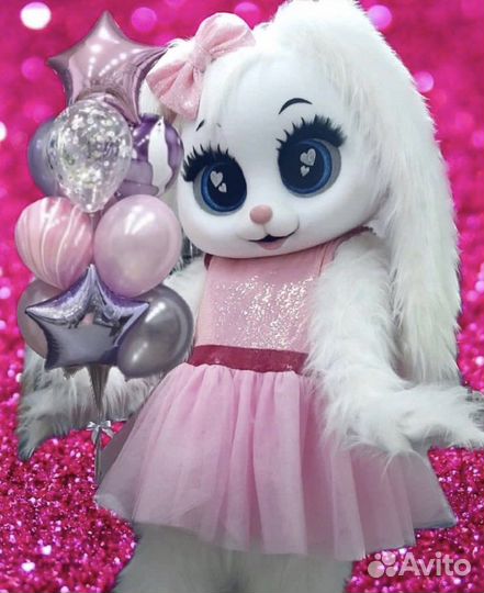 Поздравление от зайки