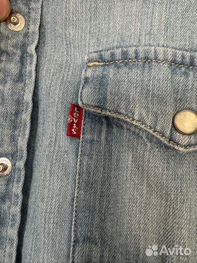 Джинсовая рубашка Levis xs