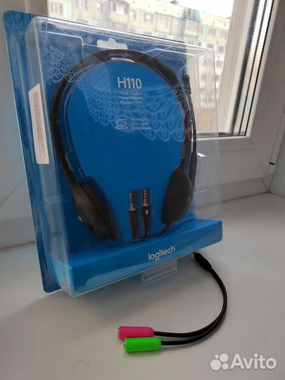 Наушники с микрофоном Logitech H110