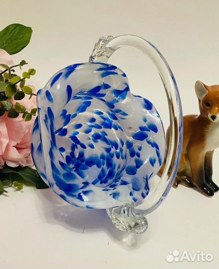 Конфетница корзинка СССР