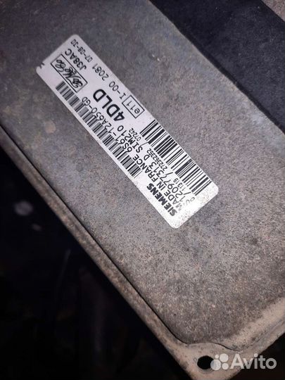 Блок управления двигателем ford fiesta mk5 fusion