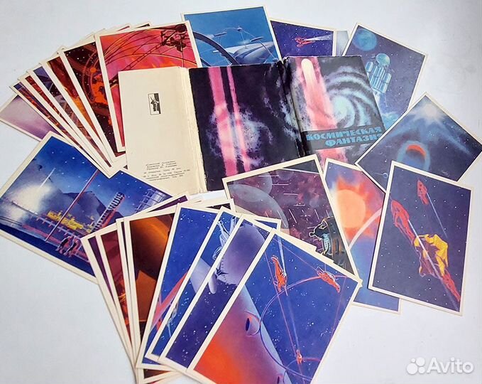 Наборы открыток СССР, коллекционные, 1966-1991 гг